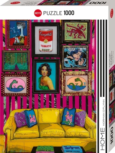 Puzzle HEYE Stanza con Warhol 1000 pezzi