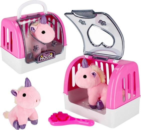 Amico di peluche e spazzola