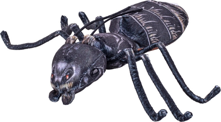 Formica di peluche nera 20 cm