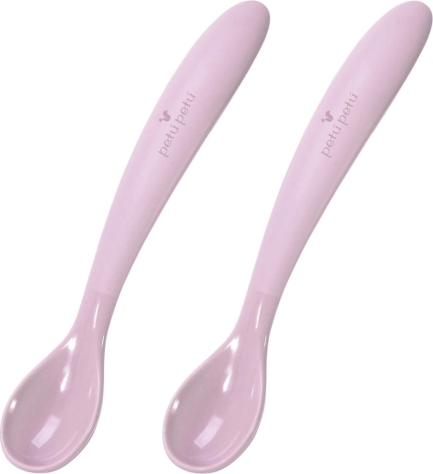 Petú Petú cucchiaini in silicone Maddie rose - 2 pz