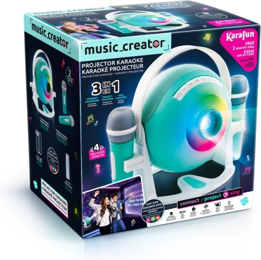 Creator karaoke con proiettore