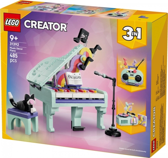 3 in 1: pianoforte, boombox o giradischi