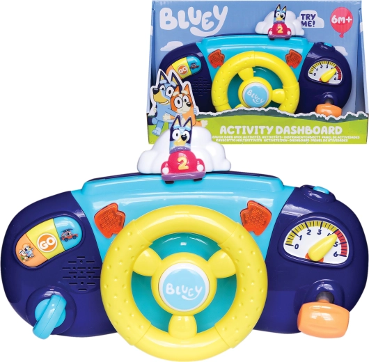 Volante interattivo Bluey con luci e suoni