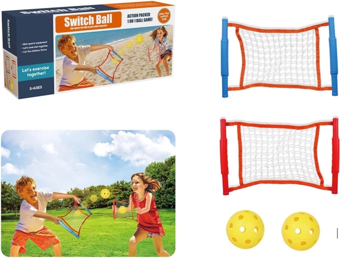 Gioco da spiaggia con rete – acchiappa-pallina