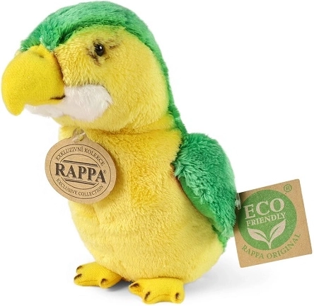 Pappagallo di peluche verde Rappa 15 cm ECO-FRIENDLY