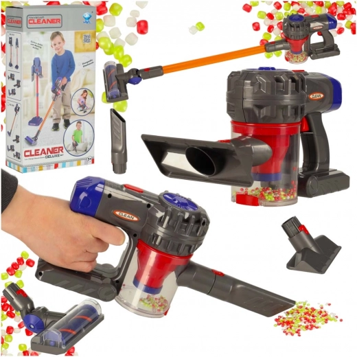 Aspirapolvere verticale per bambini 3-in-1 con funzione di aspirazione