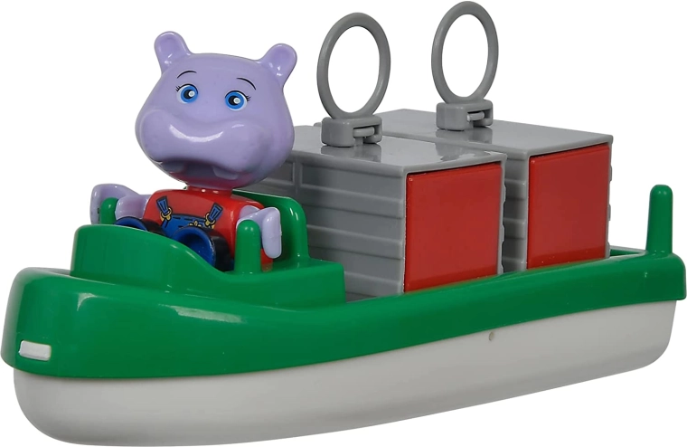 Gru e container per il gioco “in porto”