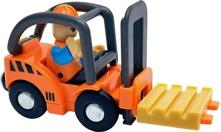 Carrello elevatore per giocare al “carico”