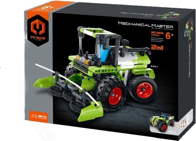 Set di costruzioni Mechanical Master mietitrebbia 2 in 1 336 pezzi - 1 pezzo