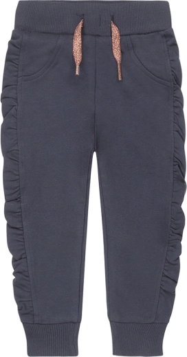 Pantaloni arricciati da bambina Dirkje blu navy (taglia 62)