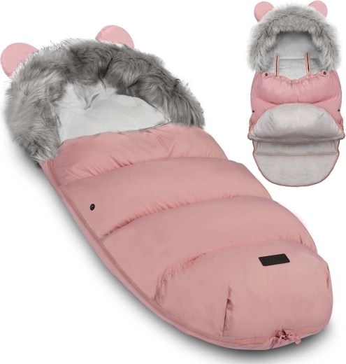 Sacco da passeggino e slitta per bambini Ricokids Elmi – Rosa