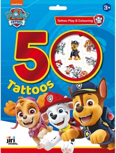 Set di tatuaggi con gli eroi di PAW PATROL, oltre 50 tatuaggi