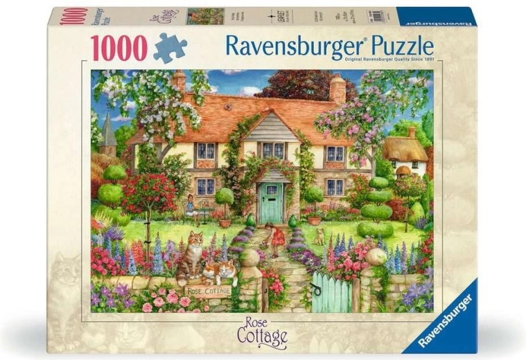 Puzzle Ravensburger Casetta delle rose 1000 pezzi
