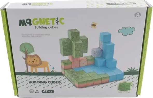Cubi magnetici 3D Madej, 47 pezzi