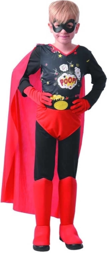 Costume di Carnevale da eroe d’azione in stile Spiderman taglia L (130–140 cm)