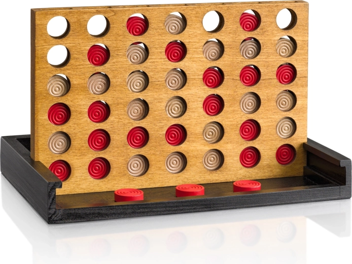 Gioco strategico in legno Forza 4