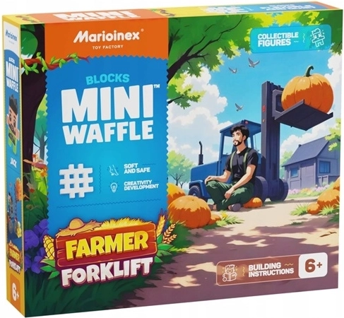 Marioinex Mini Waffle carrello elevatore agricolo – 50 pezzi