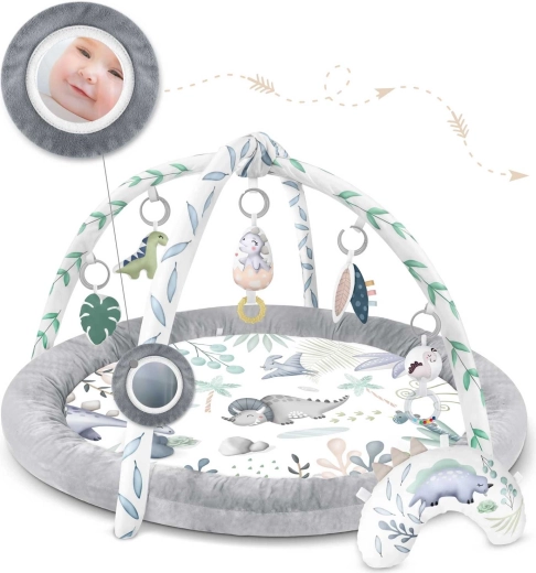 Cuscinetto per tummy time in morbido minky