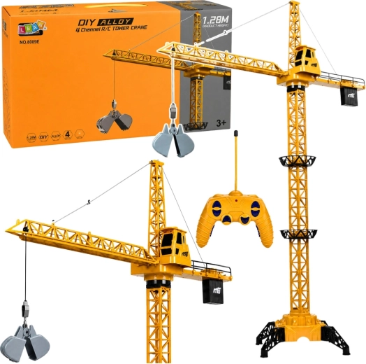 Gru da cantiere telecomandata via cavo (71 cm)