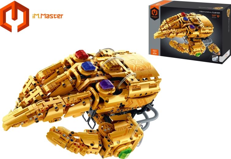 iM.Master set di costruzioni braccio idraulico giallo