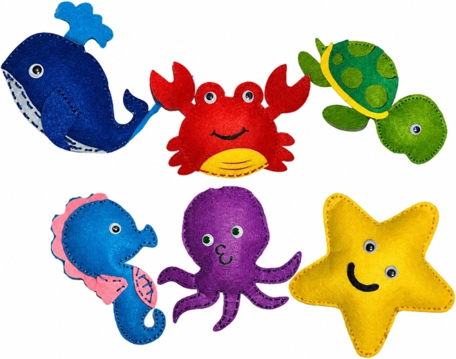 6 animali marini da cucire