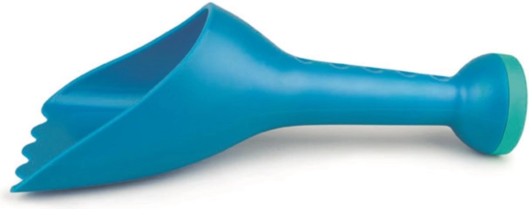 Annaffiatoio blu per sabbia e acqua