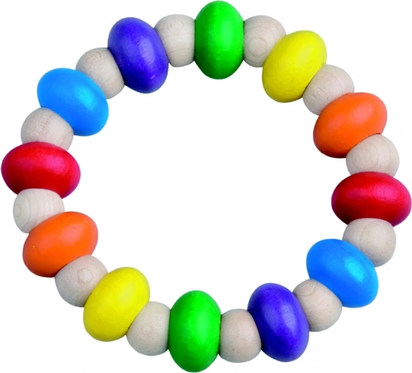 DETOA anello di legno flessibile 9 cm per bambini da 6 mesi