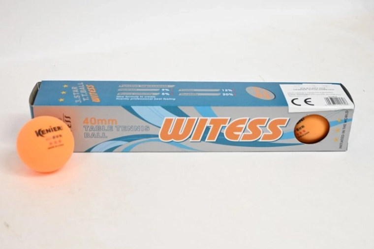 Palline arancioni da ping-pong (tennis tavolo) 6 pz