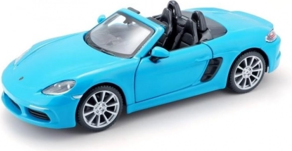 Porsche 718 Boxster 1:24 modello blu BBurago