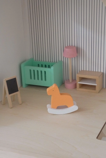 Realizzato in legno per il gioco creativo