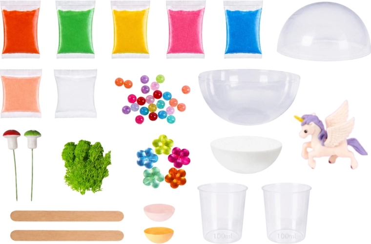 Contenuto creativo del kit per un montaggio facile