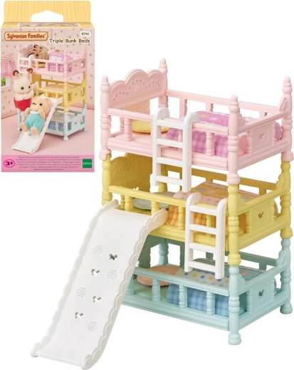 Sylvanian Families letto a castello a tre piani con scivolo - 3 pezzi