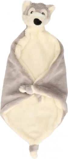 Plaid in peluche a forma di piccolo lupo Nature Planet
