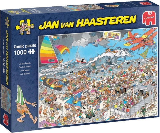 JUMBO Puzzle Jan van Haasteren In spiaggia 1500 pezzi