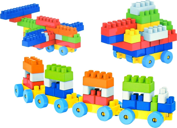 Costruisci e parti: auto, trenini e aerei