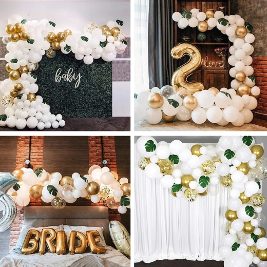 Elementi decorativi con foglie
