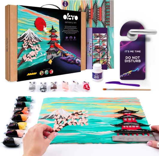 Set artistico OKTO per dipingere con pasta Japan 30 × 40 cm