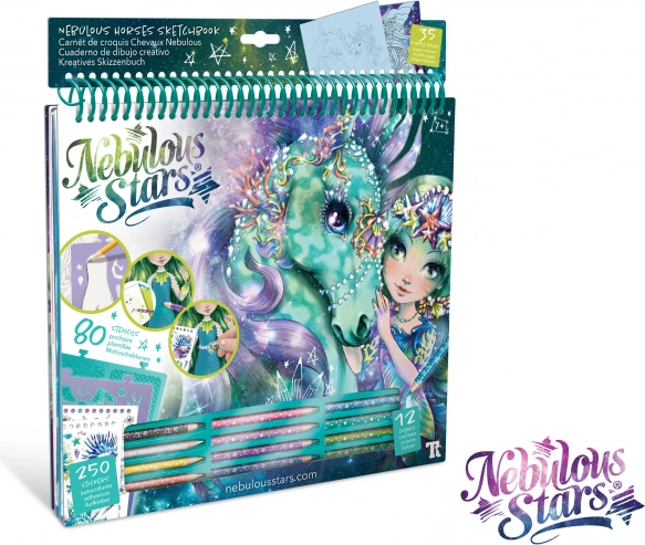 Nebulous Stars libro da colorare creativo – verde
