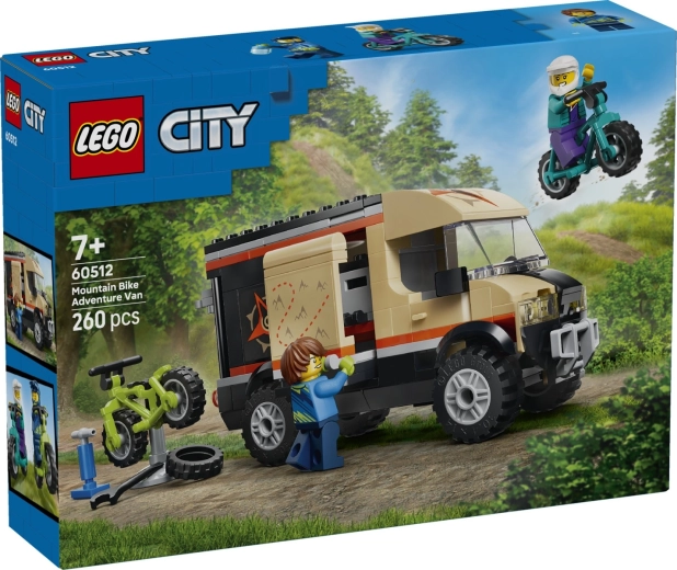 Furgone LEGO City con mountain bike