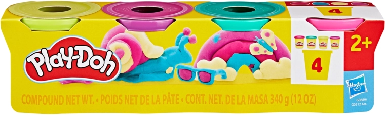 Play-Doh set di pasta da modellare 4×85 g