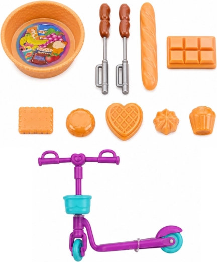 Accessori da picnic e cibo per un divertimento realistico