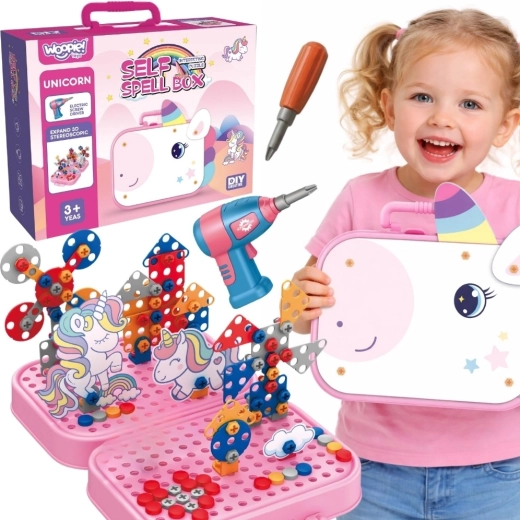Woopie costruzione 3D avvitabile unicorno
