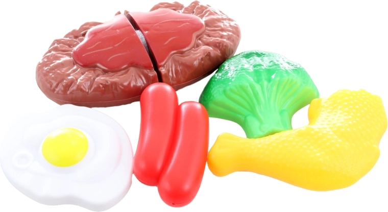 Alimenti colorati per un gioco realistico