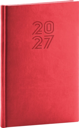 Agenda settimanale Notique Aprint 2027 grigia 15 × 21 cm