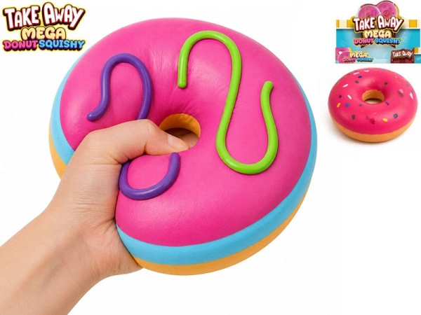 Miki fun mega squeeze donut jumbo antistress 16 cm (2 colori)