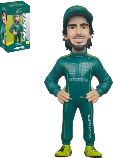 Figurina da collezione Minix Fernando Alonso (Aston Martin) - 1 pezzo