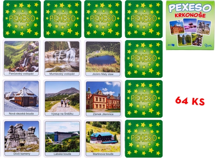 Pexeso Krkonoše – gioco di memoria per la famiglia