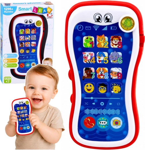 Smart Lean Toys Smart Phone telefono educativo interattivo per bambini piccoli con suoni e luce