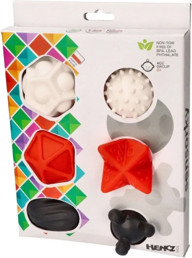 Palline sensoriali a contrasto 6 pz 6m+ Mom's Care