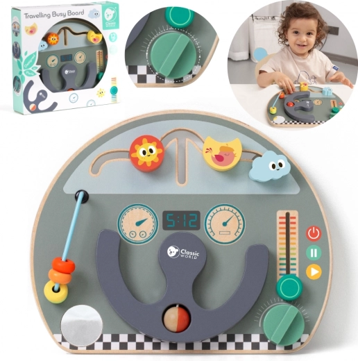 CLASSIC WORLD tavola attività da viaggio 6 in 1